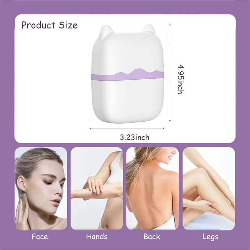Ice Roller Viso e Occhi | Skincare Fredda Anti-Gonfiore & Pori Dilatati
