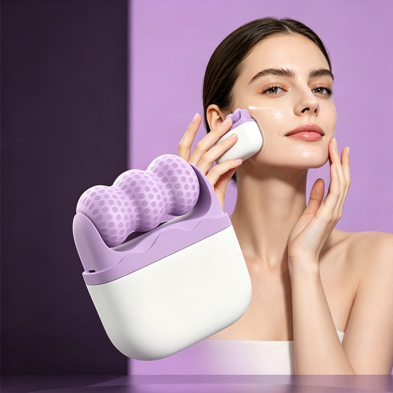 Ice Roller Viso e Occhi | Skincare Fredda Anti-Gonfiore & Pori Dilatati