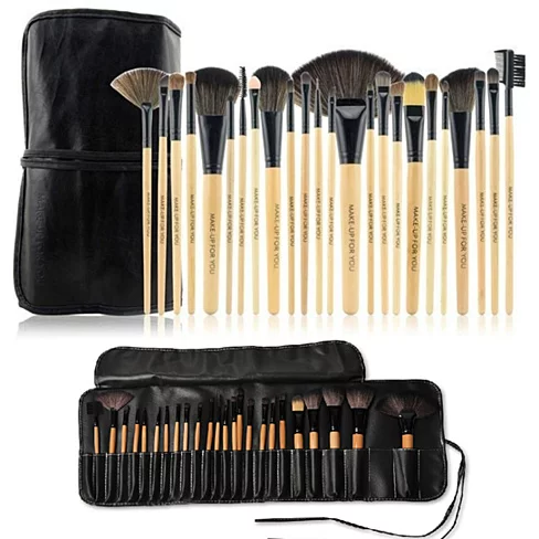 Set 24 Pennelli Trucco Professionali | Kit Completo Makeup