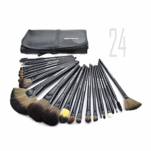 Set 24 Pennelli Trucco Professionali | Kit Completo Makeup