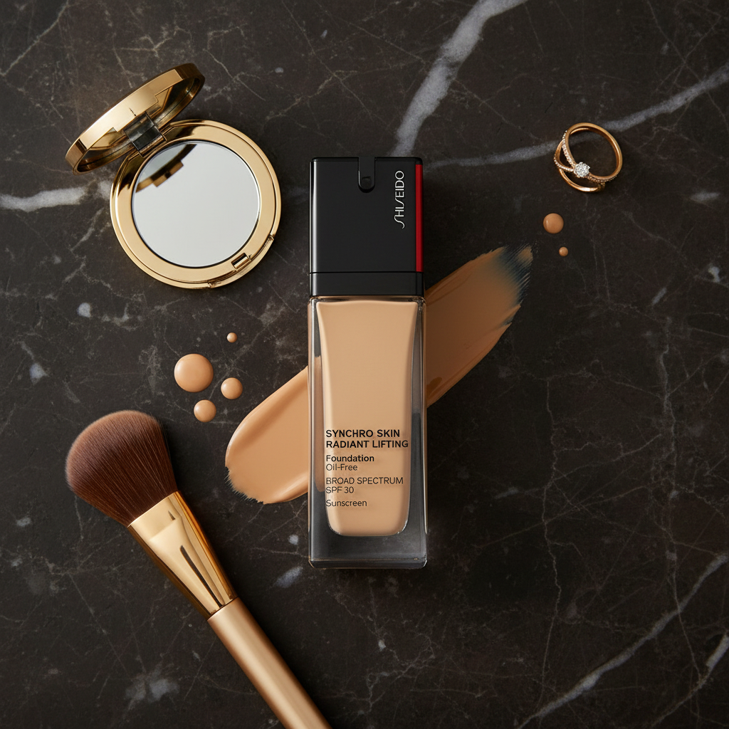 Fluid Foundation Make-up Shiseido Synchro Skin Nº 320 30 ml