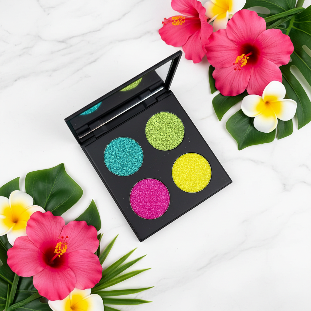 Palette Ombretti 4 Colori Solo Giovane | Look Giorno e Sera