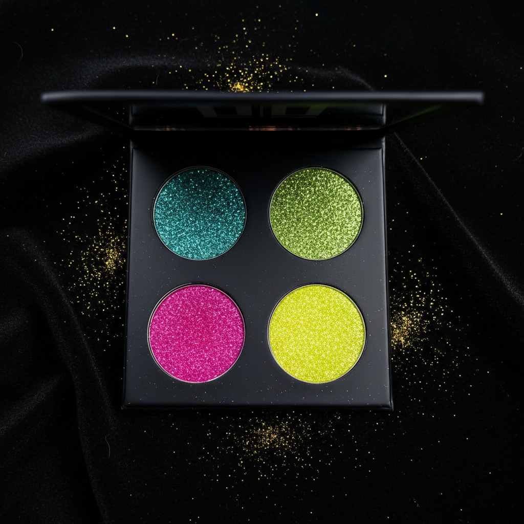 Palette Ombretti 4 Colori Solo Giovane | Look Giorno e Sera