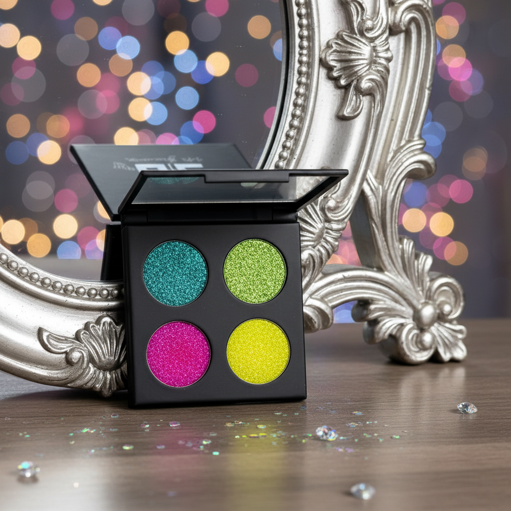 Palette Ombretti 4 Colori Solo Giovane | Look Giorno e Sera