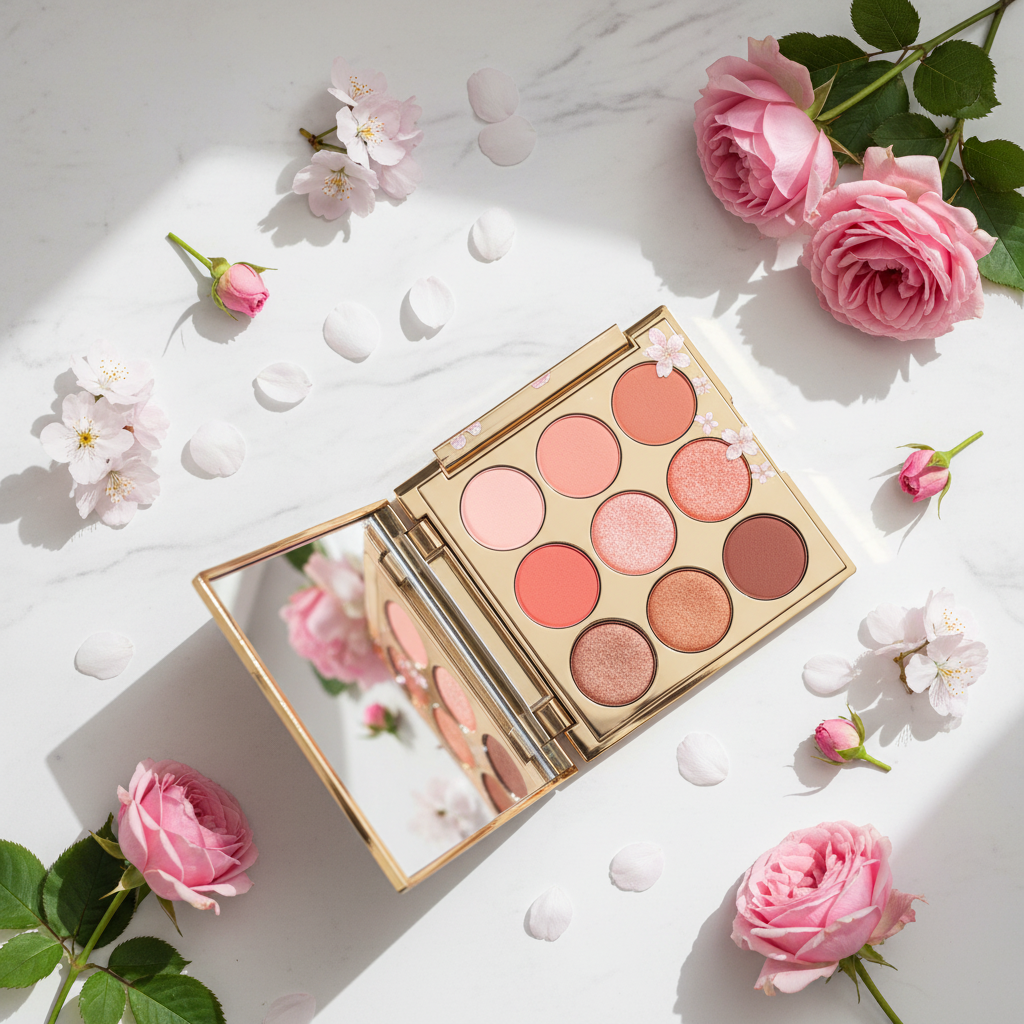 Sakura Blush Palette | Tonalità Romantiche Ispirate ai Fiori di Ciliegio
