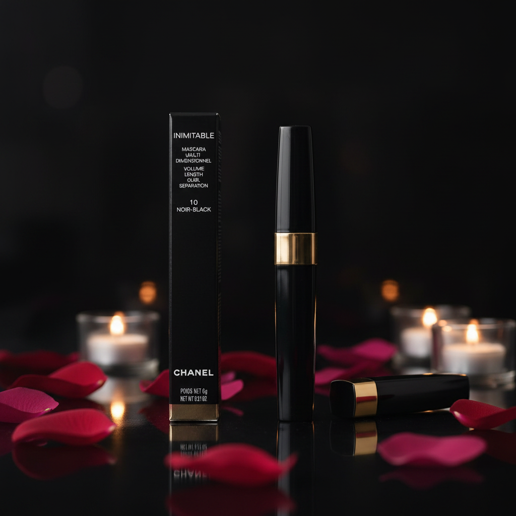 Mascara low angle candlelight